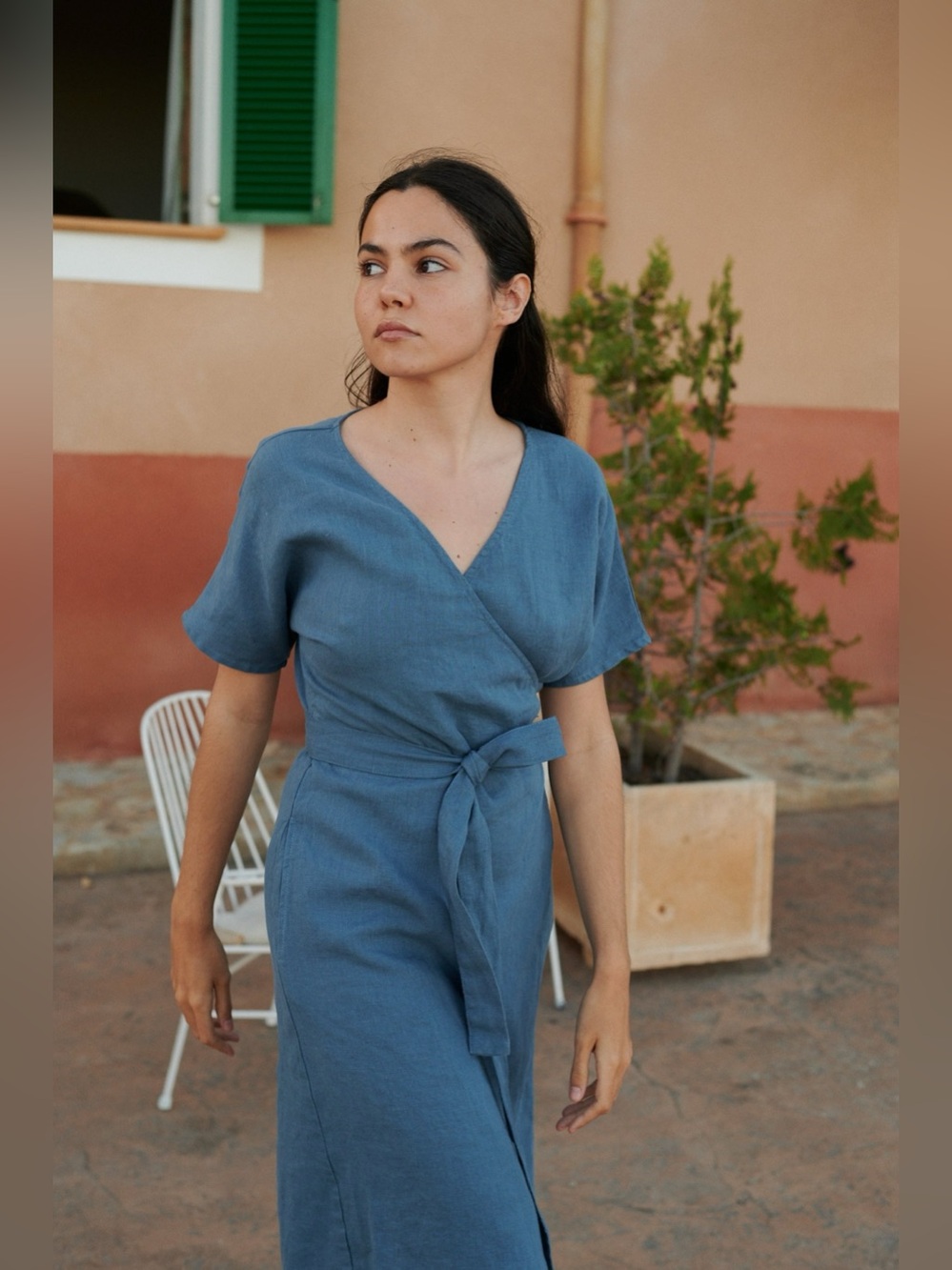 Linenfox Mimosa Linen Dress size xs